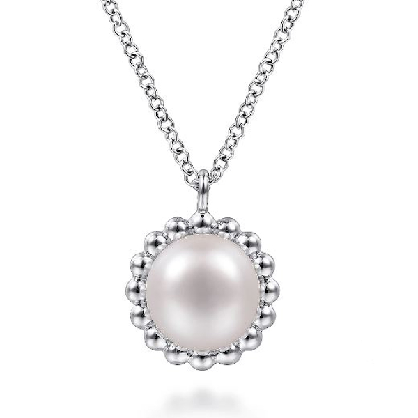 Sterling Silver Bujukan Pearl Necklace